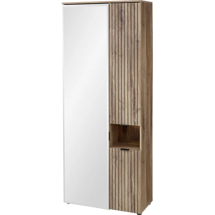 Garderobenschrank >Lydias< in Flagstaff Oak Umbria - 82x204x38cm (BxHxT)