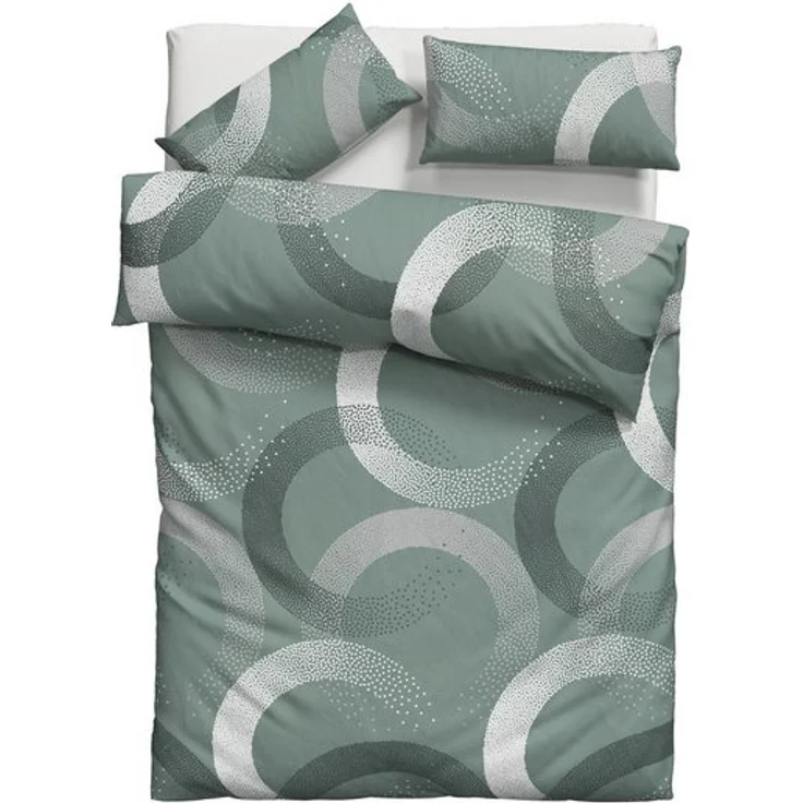 OTTO home Bettwäsche Balisa, Linon, 2 teilig, ab Größe 135x200 cm, aus 100% Baumwolle, Bettwäsche mit Kreisen – Bild 4