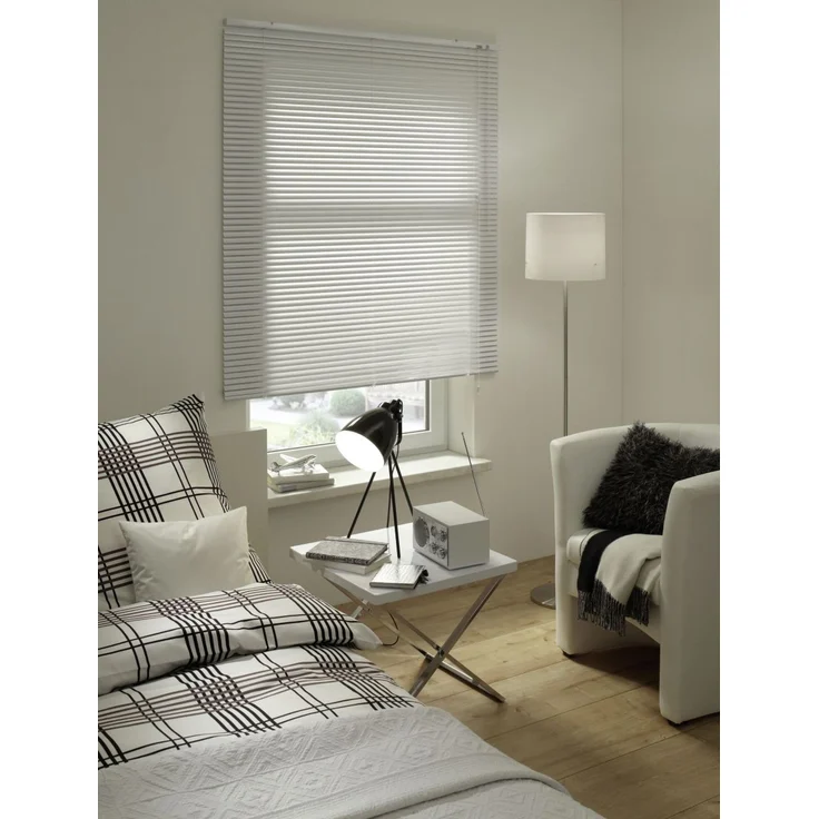 GARDINIA Alu-Jalousie, Sicht, 25 mm, Weiß, 120x175 cm – Bild 6
