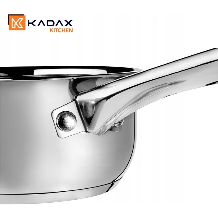 KADAX Topf Kochtopf 1,5L Induktion Stahl Gas Stahl 16cm – Bild 5