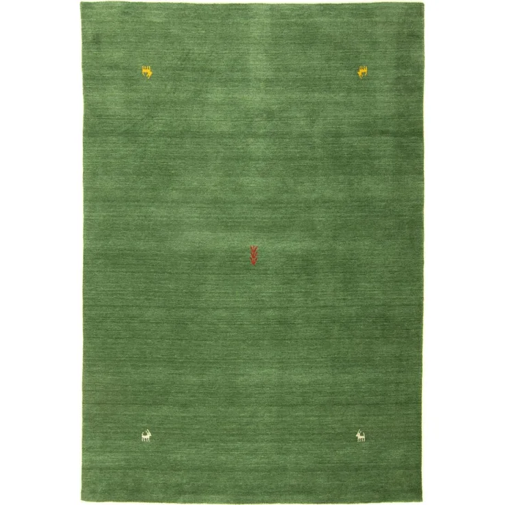 Gabbeh Teppich - Indus »Deluxe« 180 x 120 cm - grün