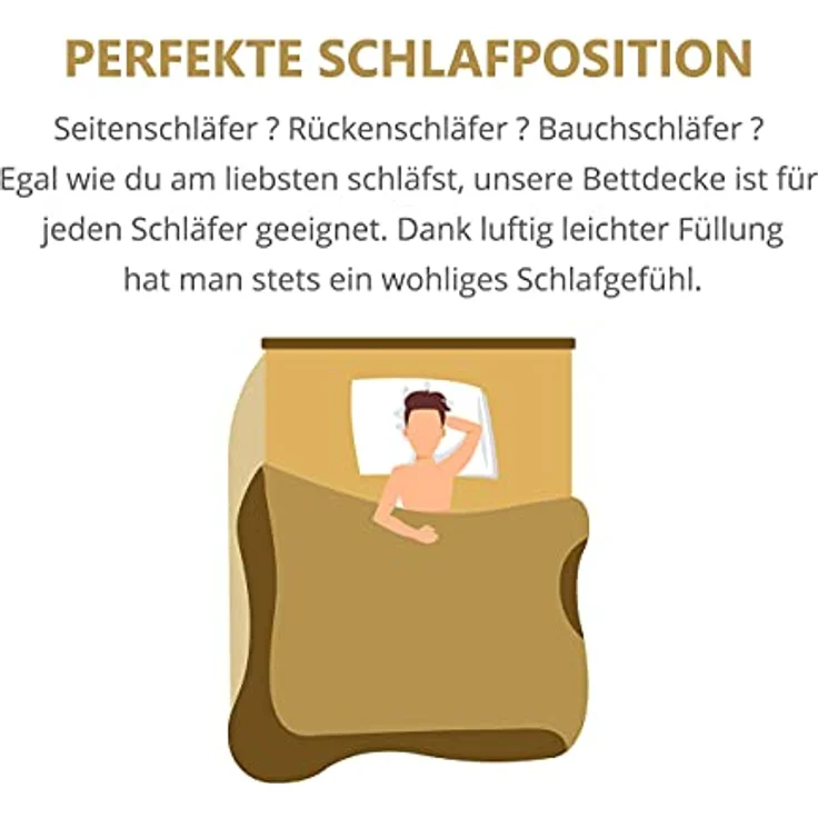 Schlafmond Märchenweich Ganzjahresdecke 135 x 200 cm – Bild 5