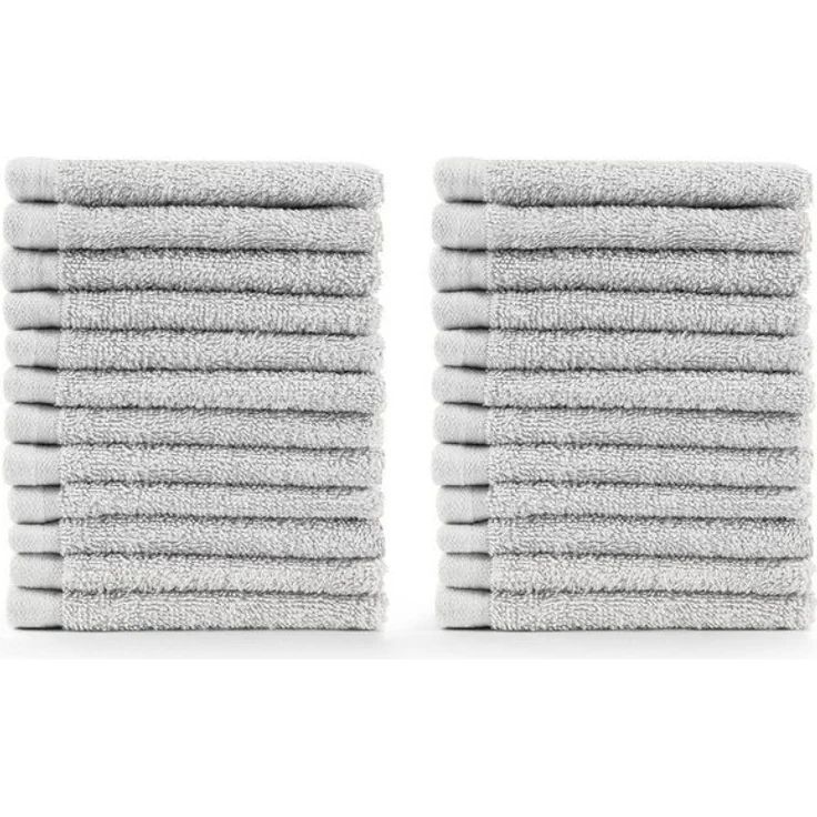 Blumtal Gästehandtücher 30x30cm - weich und saugstark, Frottee (24-St), 12er und 24er Set, 100% Baumwolle – Bild 4