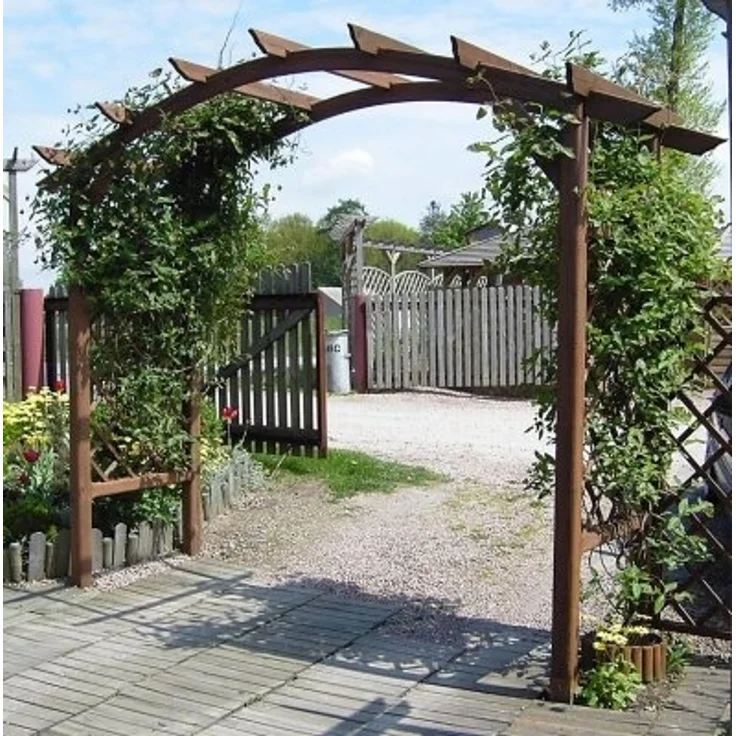 Pflanzkasten.com Rosenbogen, aus imprägnierten Kiefernholz, 215 x 270 x 60 cm