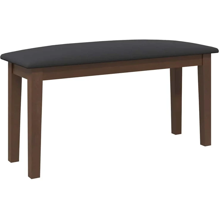 vidaXL Bank 90 cm Braun Massivholz Gummibaum 4102593 – Bild 6