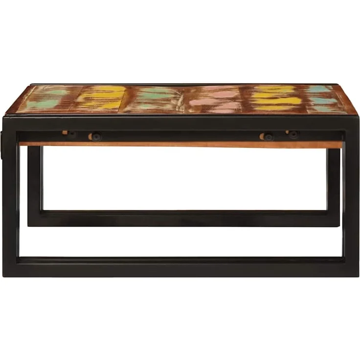 vidaXL Badregal mit Regal Mehrfarbig 60 x 50 x 23 cm Massives Altholz 4102753 – Bild 5
