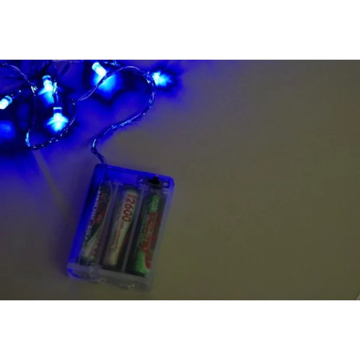 Nipach LED-Lichterkette BI11571 10er LED Lichterkette blau – Bild 4