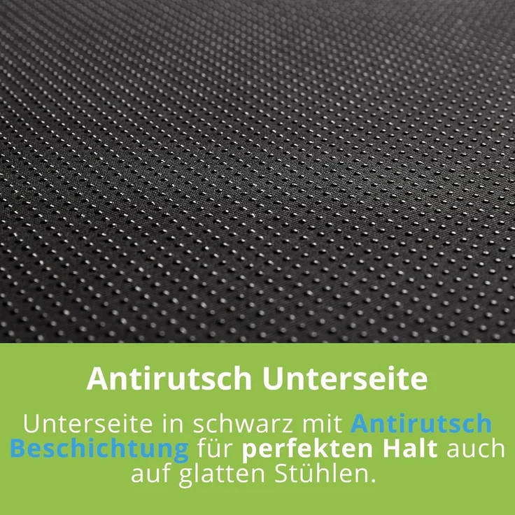 Bodyprotect Sitzkissen Aufstehhilfe Sitzerhöhung, Sitzkissen mit Anti-Rutsch-Unterseite – Bild 3
