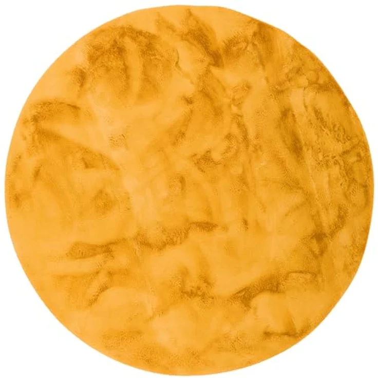 Pergamon Fellteppich Fellteppich Luxus Super Soft Plush Rund, Rund, Höhe: 25 mm – Bild 6