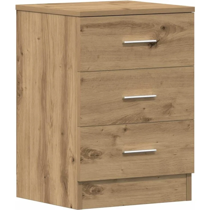 vidaXL Nachttisch Artisan-Eiche 38x35x55 cm Holzwerkstoff 861126 – Bild 2