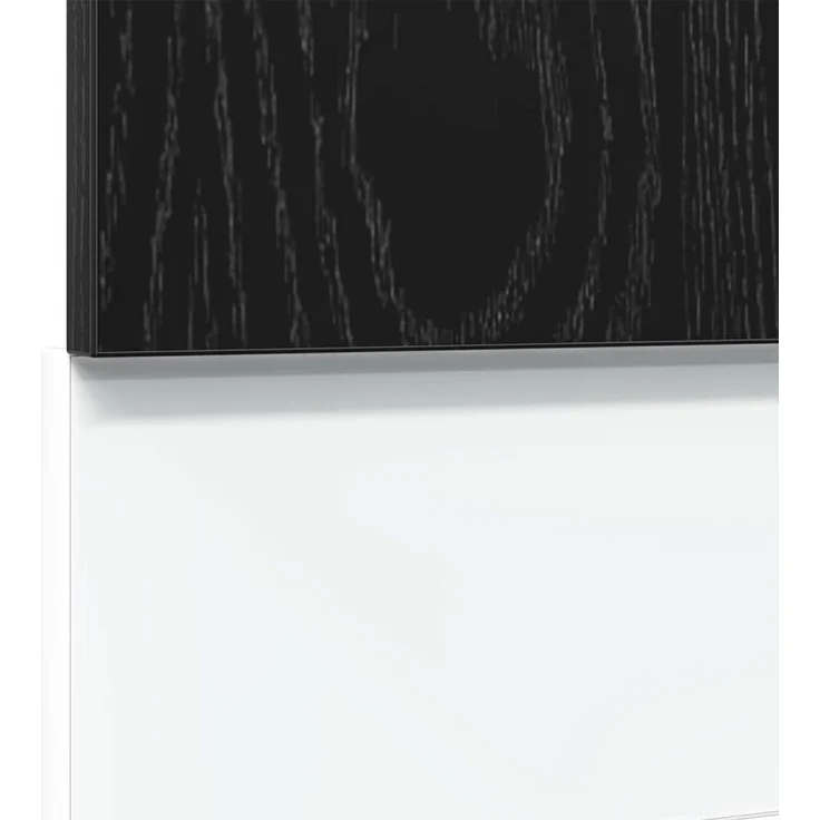 vidaXL Geschirrspülerblende Lyon Schwarz Eichen-Optik 60x1,5x67 cm 863151 – Bild 7