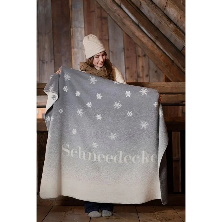 Fussenegger Wohndecke Savona Schneedecke grau 150x200 – Bild 2