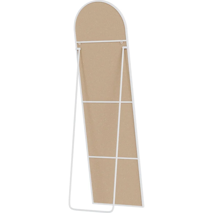 Standspiegel MALAGA - Glas Weiß matt 40x3x140 cm | Ganzkörperspiegel Freistehender Spiegel Groß Schlafzimmer – Bild 2