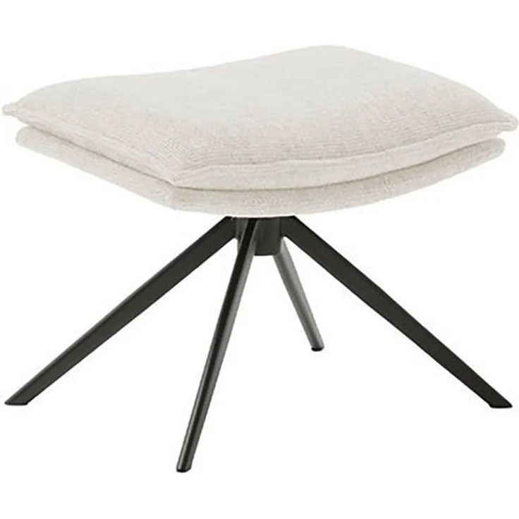 Loungesessel Parker - Creme / Schwarz – Bild 3