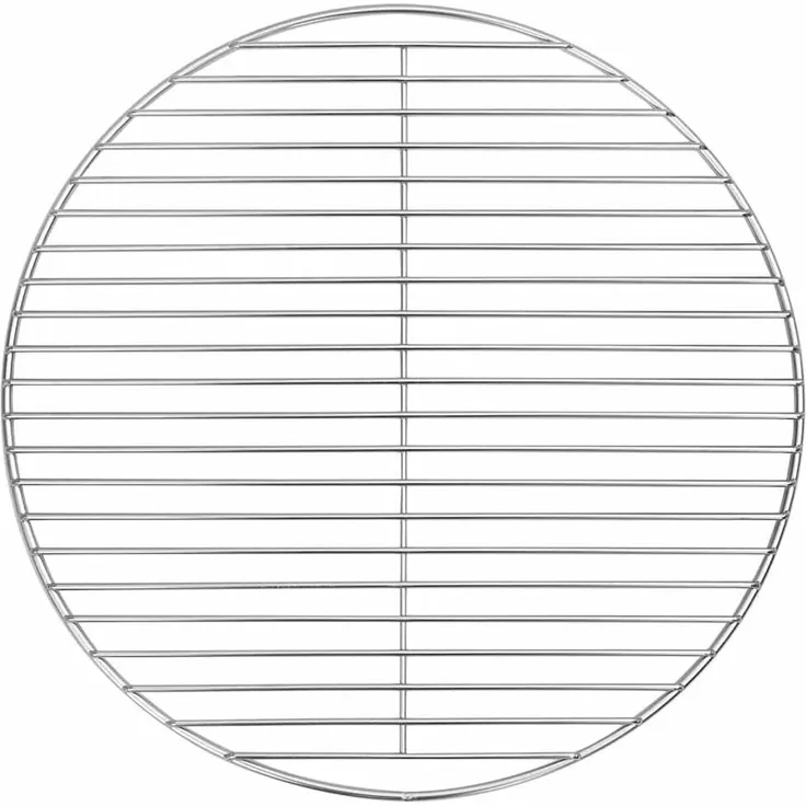 vidaXL Grillrost Silber 43 x 43 cm Edelstahl 42008307