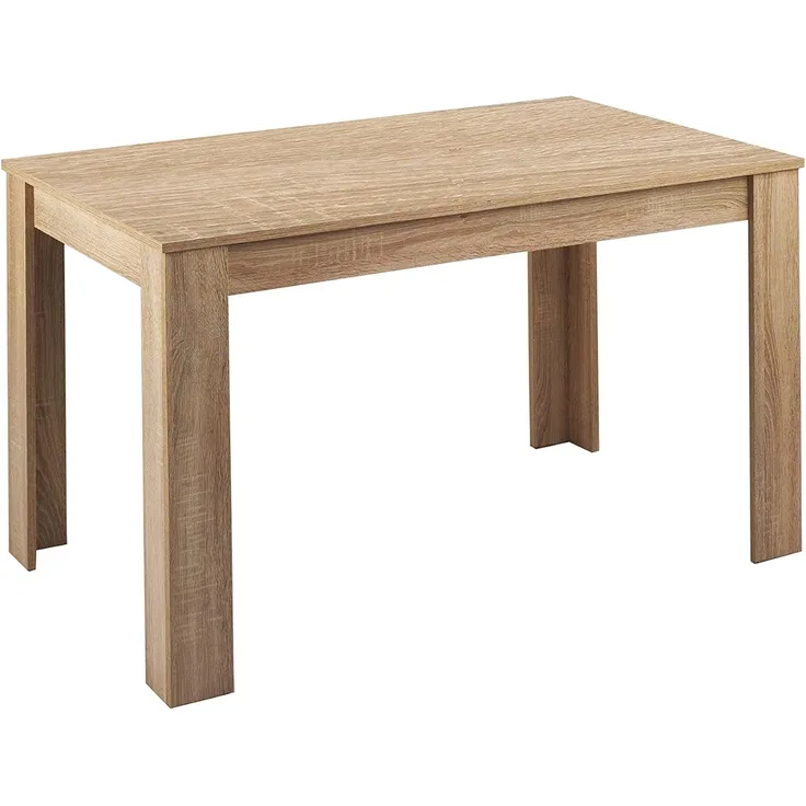 byLIVING Esstisch Nepal / Moderner Küchentisch in Eiche-Optik / Großer Tisch / 140x80, H 75 cm