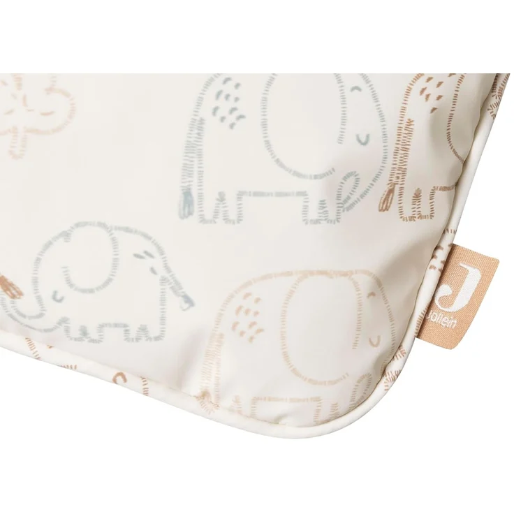 Jollein Elephant Tales Hochstuhlkissen Weiß off wh – Bild 2