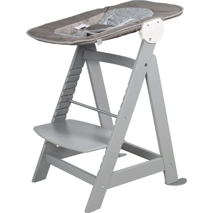 roba Treppenhochstuhl 'Born Up' - Set 2 in 1 - 'miffy®' - mit Liegefunktion - ab Geburt - Taupe – Bild 4