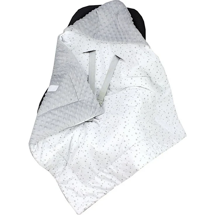 Einschlagdecke Baby Winter Einschlagdecke für Babyschale Wattiert Minky, TupTam – Bild 5