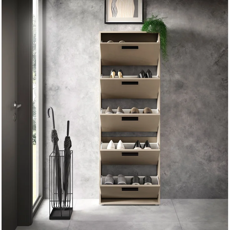Schuhkipper >Sam< ca. 10 Paar Schuhe, in Kaschmir - 59x169x17cm (BxHxT) – Bild 5