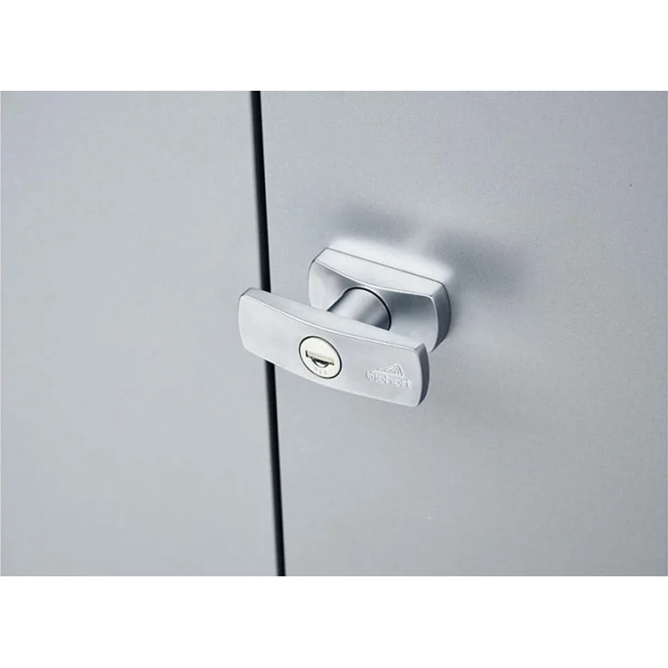 Biohort Terrassenschrank Romeo, M: 132 x 57 x 140 (b x t x h) cm, quarzgrau-metallic – Bild 6
