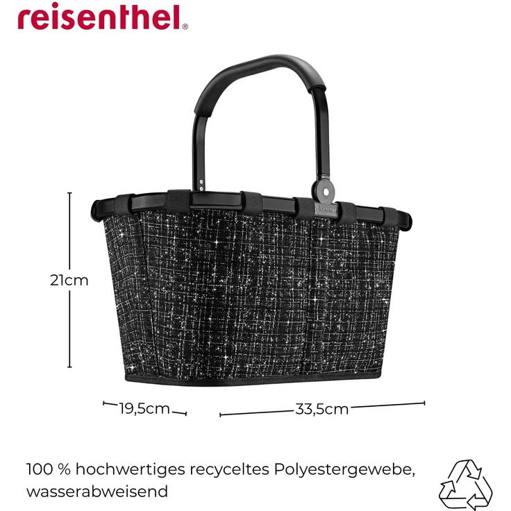 reisenthel Carrybag XS Boucle Black 33.5x21x19.5 cm – Bild 3