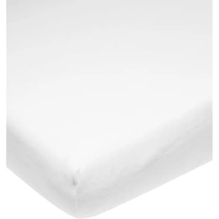 Meyco Molton Stretch Spannbetttuch 90x200 cm weiss
