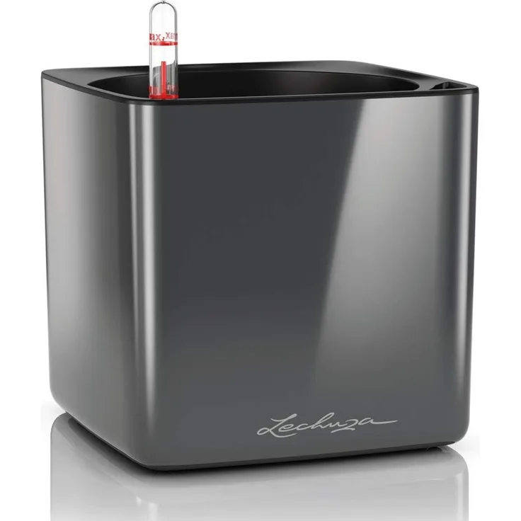 Lechuza Cube Glossy 16 anthrazit highgloss 13521