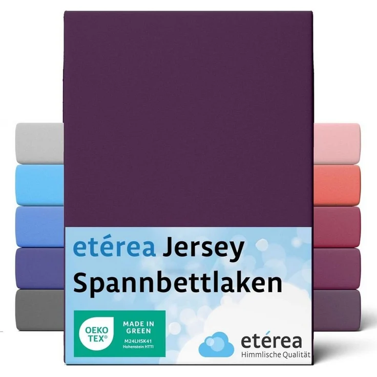 etérea Himmlische Qualität Spannbettlaken etérea Comfort Jersey Spannbettlaken, Jersey, Gummizug: rundum, (1 Stück) – Bild 2
