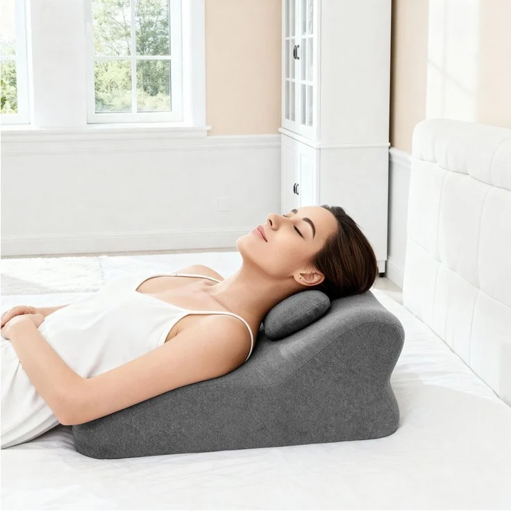 Luckice Kopfkissen Sexkissen für Paare – Liebeskissen 27° Intimkissen, Füllung: Memory-Schaum, Seitenschläfer, Bauchschläfer, Rückenschläfer, Set, Ergonomisches Keilkissen aus Memory-Schaum – Bild 3