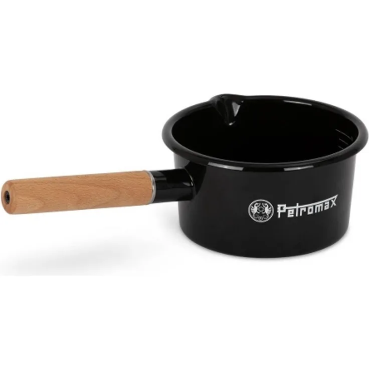 Petromax Emaille Stieltopf schwarz 1 Liter