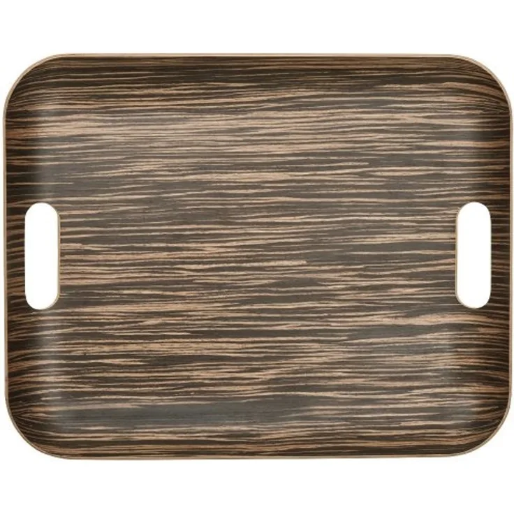 Asa Wood Ebony Holz-Tablett rechteckig 45x36 cm