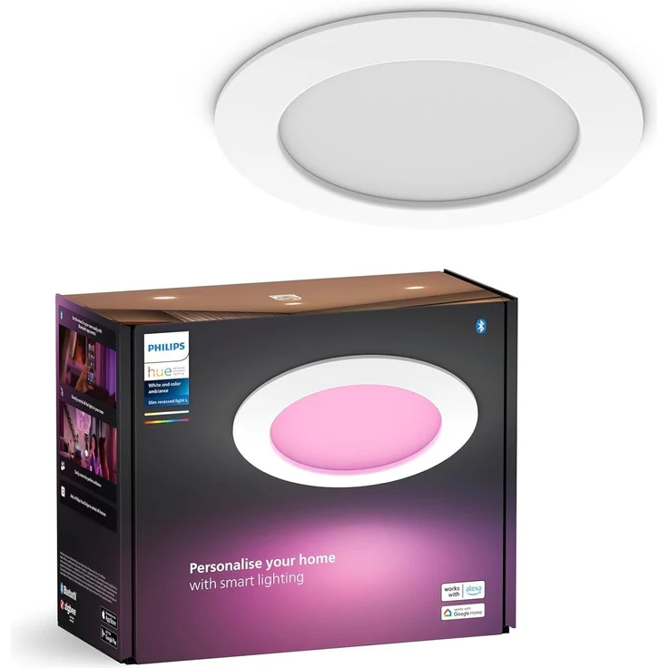 Philips Hue White & Col. Amb. Slim Recessed 170mm weiß