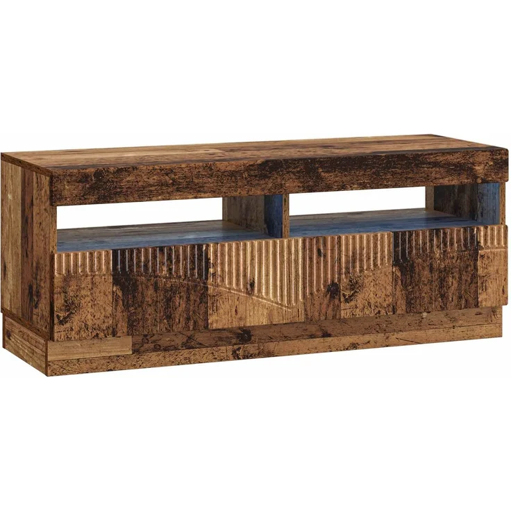vidaXL LED-TV-Schrank HOORN 3 stk. Altholz Holzwerkstoff 3416849 – Bild 5