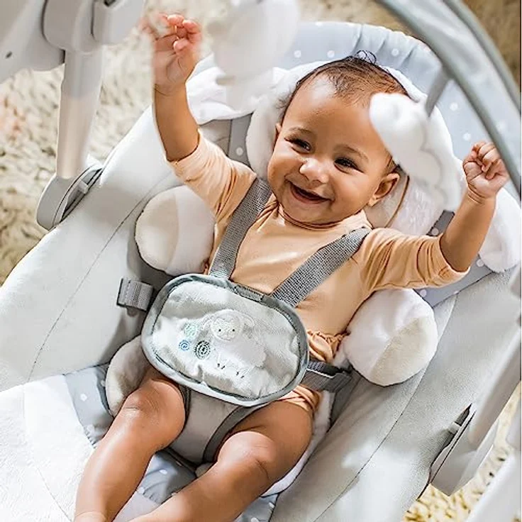 Ingenuity, tragbare Babyschaukel, Cuddle lamp - mit Melodien, Zeit- und Schaukeleinstellung – Bild 10