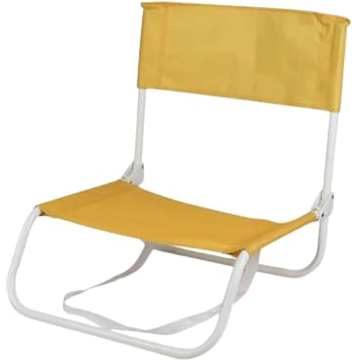 Sunnydays 45x45x52 cm Strandstuhl Strandhocker Campingstuhl 224210 gelb – Bild 2