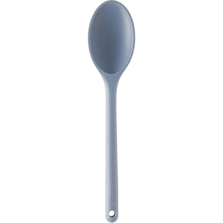 Mastrad Silikon-Kochlöffel, Küchenlöffel, Löffel, Küchenutensil, Grau, F10614