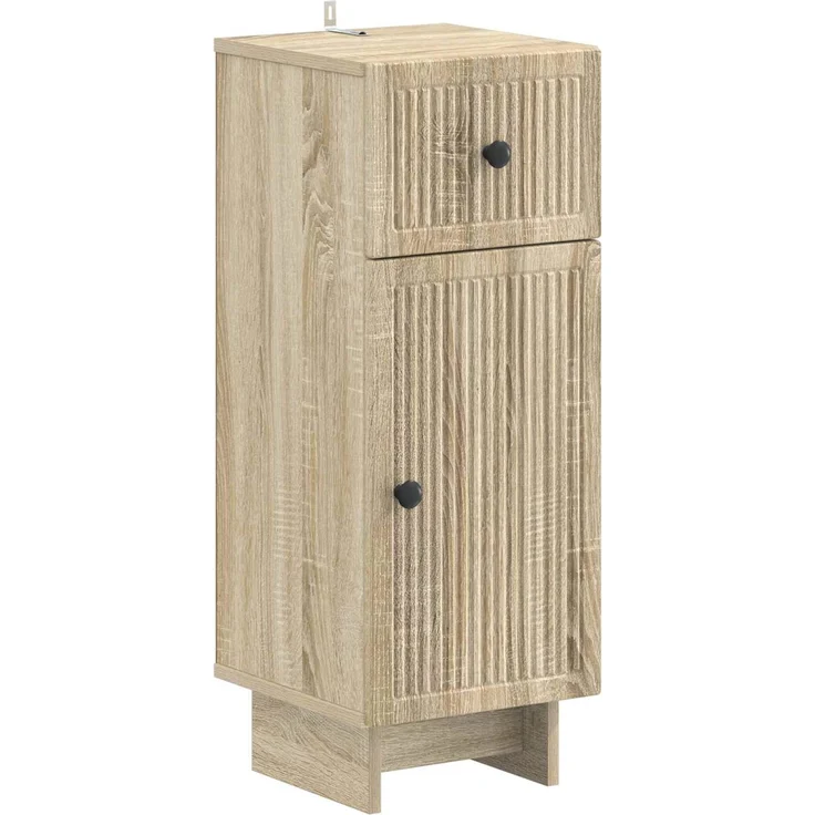 vidaXL 3-teiliges Badezimmer-Schranksystem EDE 3 stk. Sonoma-Eiche 3417983 – Bild 3