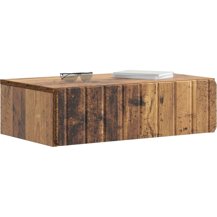 vidaXL Wandmontierter Beistelltisch Altholz 59 x 34,5 x 17 cm 898323 – Bild 2