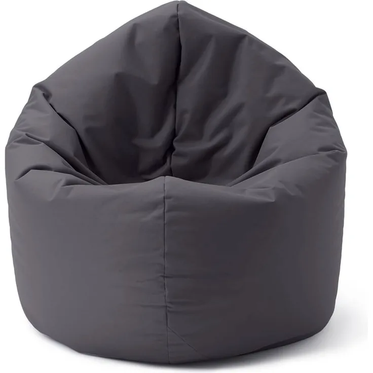 Lumaland 'Drops' Sitzsack, 2 in 1 Funktion, ESP-Füllung, Grau (Anthratzit), 300 l
