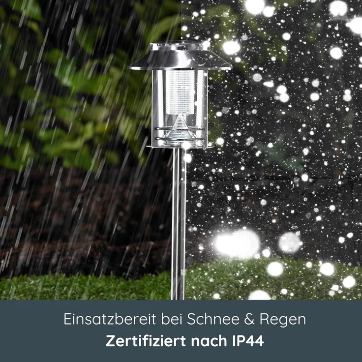 MeLiTec LED Solarleuchte Solar-Gartenleuchte, SO26, Prag, nein – Bild 4