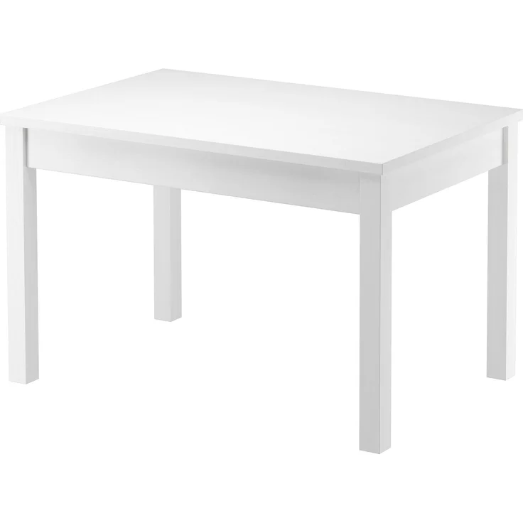 Weiße Essgruppe mit Küchentisch und 4 Stühle Massivholz 90.70-51 A W-Set 20 – Bild 4