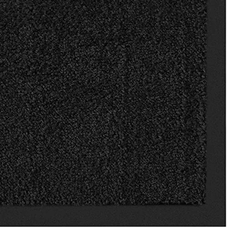 etm Hochwertige Fußmatte | schadstoffgeprüft | bewährte Eingangsmatte in Gewerbe & Haushalt | Schmutzfangmatte mit Top-Reinigungswirkung | Sauberlaufmatte waschbar & rutschfest (120x600 cm, Schwarz) – Bild 4