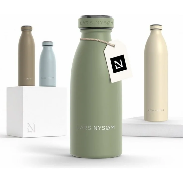 LARS NYSØM 'Ren' Thermoflasche, Sage Green, 1000 ml – Bild 4