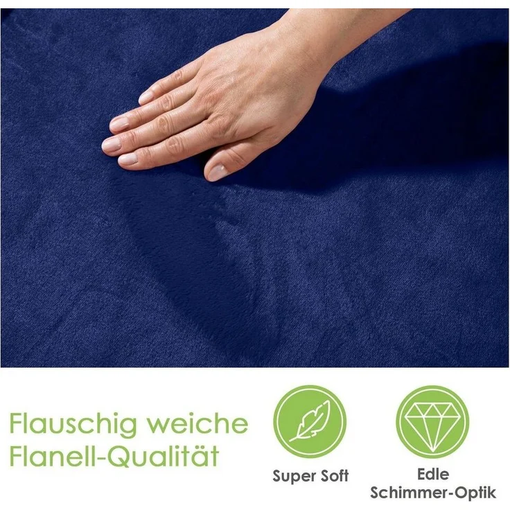 Wohndecke tragbare Ganzkörperdecke Kuscheldecke Ärmeldecke, heimtexland, flauschige Ärmel Decke I Soft Flanell I Geschenk Wohlfühlen – Bild 3