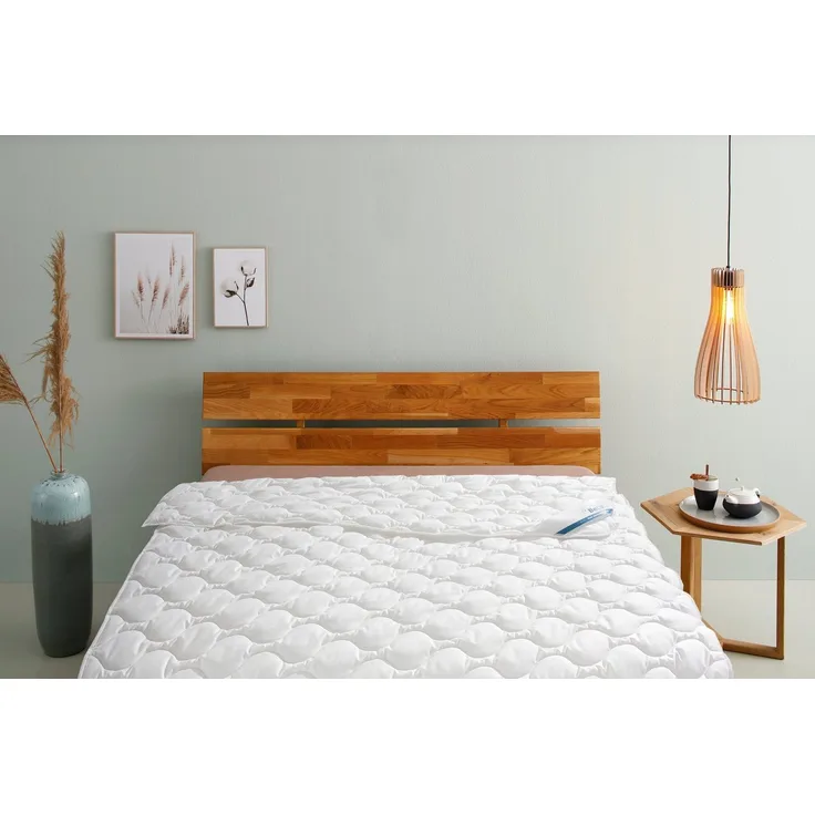 Beco Kunstfaserbettdecke EcoWell Bettdecken Blauer Engel zertifiziert! Für Sommer und Winter, Füllung: Polyester, Bezug: Bio-Baumwolle oder Microfaser, Bettdecke 135x200 cm, 155x220 cm und weitere Größen