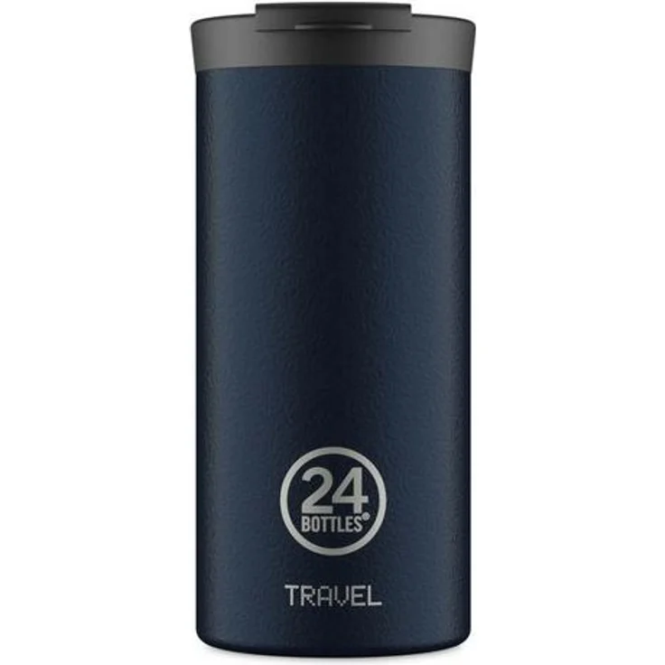 24 Bottles Trinkflasche Travel Tumbler Deep Blue 600ml – Bild 4
