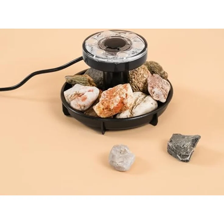 esotec Gartenstrahler 3er Set Solar Unterwasserleuchten Splash 3000K warmweiß 20lm 102149, LED fest integriert – Bild 3