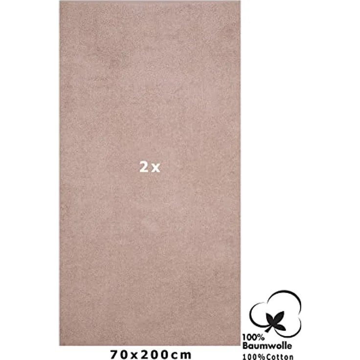 Betz Saunatuch 2 Stück Saunatücher XXL Berlin Größe 70x200 cm, 100% Baumwolle (2-St) – Bild 3