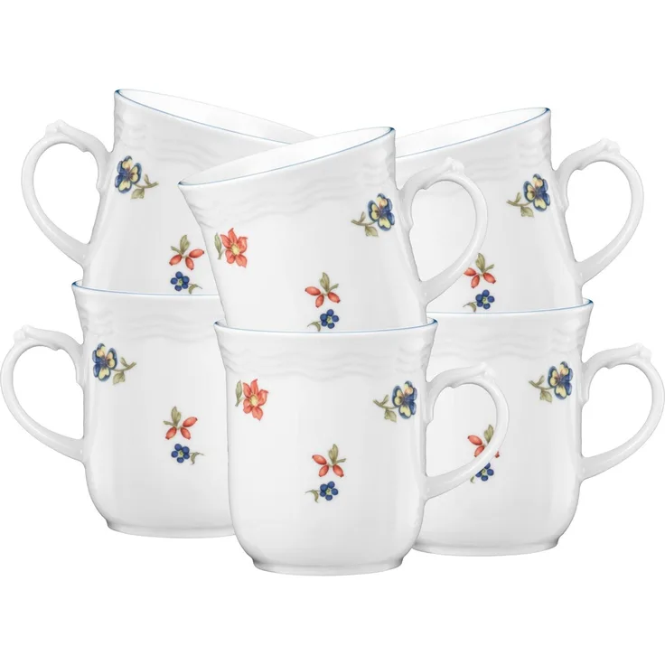 Seltmann Weiden Sonate Nostalgie Henkelbecher 290 ml 6er Set
